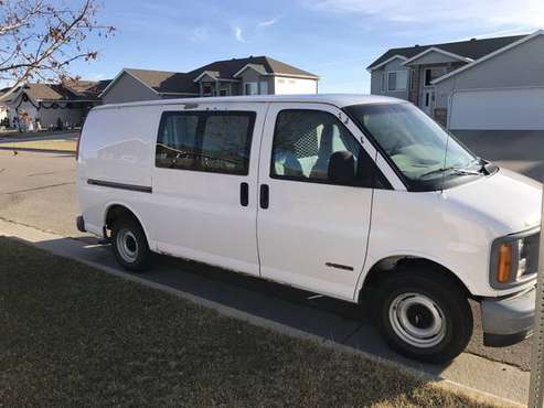 chevy work/cargo van - cars & trucks - by owner - vehicle automotive... for sale in West Fargo, ND