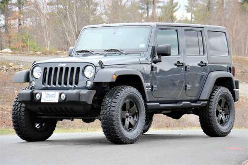2017 JEEP WRANGLER UNLIMITED SPORT 4X4 89k Auto 5 NEW Tires Lift for sale in Hampstead, MA