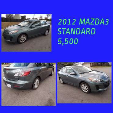 2012 Mazda 3 (standard manual) - cars & trucks - by owner - vehicle... for sale in Austin, TX