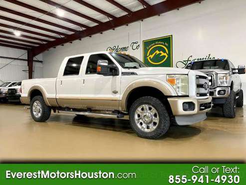 2012 Ford F-250 F250 F 250 SD KING RANCH CREW CAB 4X4 DIESEL SHORT for sale in Houston, TX