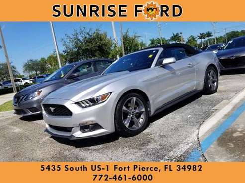 2016 Fort Mustang Convertible V6 for sale in Fort Pierce, FL