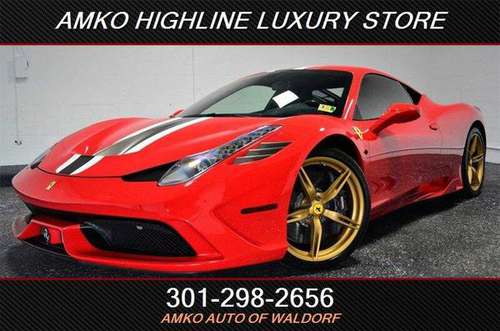 2015 Ferrari 458 2dr Coupe $1500 - cars & trucks - by dealer -... for sale in Waldorf, District Of Columbia