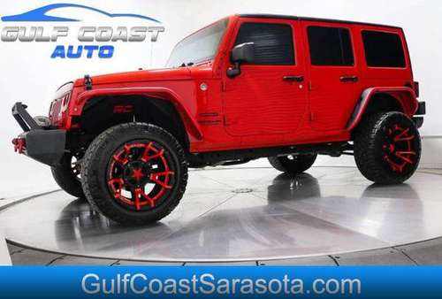 2017 Jeep WRANGLER UNLIMITED SPORT 4x4 LIFTED LOW MILES COLD AC HARD... for sale in Sarasota, FL