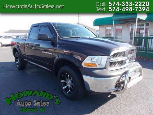 2011 RAM 1500 SLT Quad Cab 4WD - cars & trucks - by dealer - vehicle... for sale in Elkhart, IN