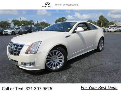 2013 Caddy Cadillac CTS Performance coupe White Diamond Tricoat for sale in Melbourne , FL