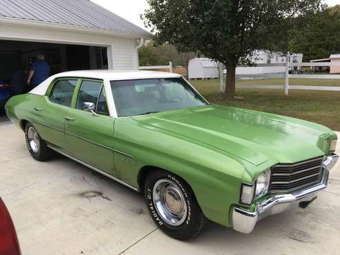 1972 Chevy Malibu - cars & trucks - by owner - vehicle automotive sale for sale in Penhook, VA