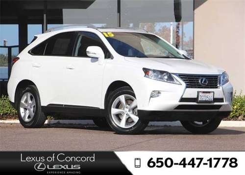 2015 Lexus RX 350 Monthly payment of - cars & trucks - by dealer -... for sale in Concord, CA