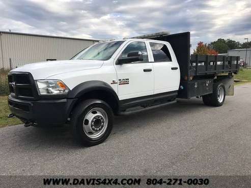 2015 Dodge Ram Heavy Duty Diesel Crew Cab Flatbed Dump Truck - cars... for sale in Richmond , VA