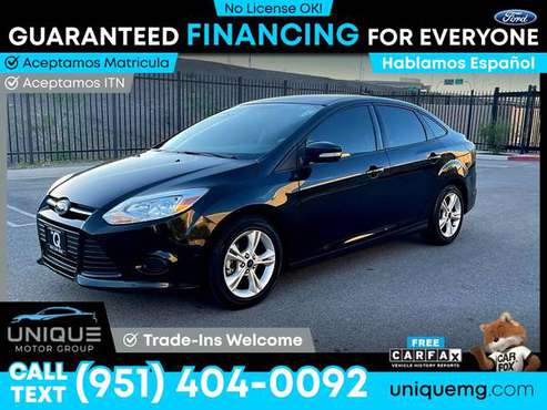 2014 Ford Focus ONLY 49K MILES! PRICED TO SELL! for sale in Corona, CA