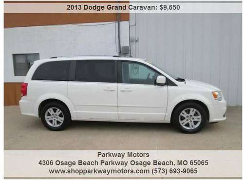 2013 Dodge Grand Caravan Crew 105427 Miles for sale in Osage Beach, MO