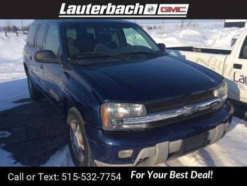 2004 Chevy Chevrolet TrailBlazer EXT LS suv Blue for sale in IA