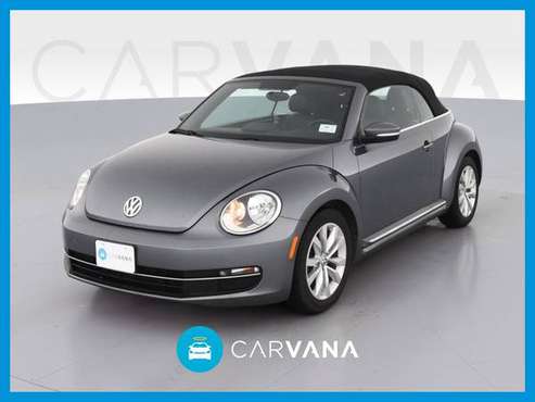 2013 VW Volkswagen Beetle TDI Convertible 2D Convertible Gray for sale in Madison, WI