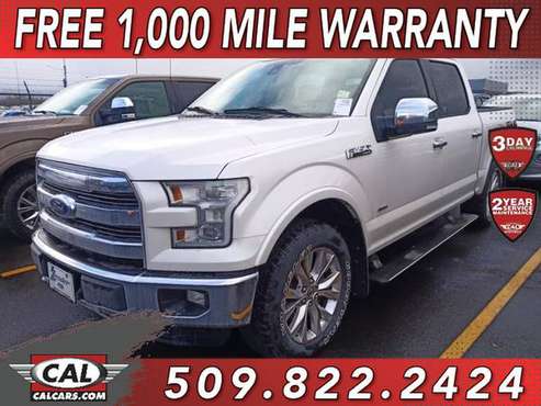 2015 Ford F-150 4WD F150 Crew cab Lariat Many Used Cars! Trucks! for sale in Airway Heights, WA