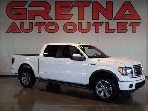 2011 Ford F-150 4x4 FX4 4dr SuperCrew Styleside 5.5 ft. SB, White for sale in Gretna, IA
