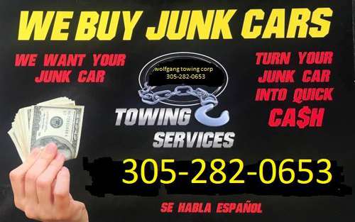 We buy any junk cars at your spot paid up to - - by for sale in Miami, FL