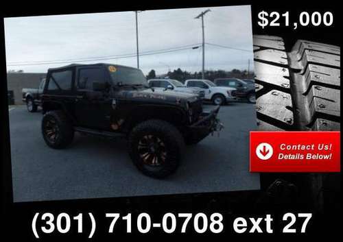 2014 Jeep Wrangler Sport - cars & trucks - by dealer - vehicle... for sale in Frederick, MD