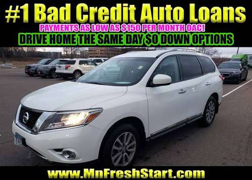 💯 2014 NISSAN PATHFINDER 💯 BAD CREDIT NO CREDIT OK 0-$500 DOWN oac!... for sale in Minneapolis, MN