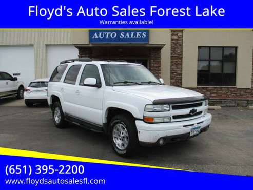 2004 CHEVROLET TAHOE - cars & trucks - by dealer - vehicle... for sale in Forest Lake, MN