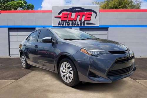 2017 Toyota Corolla LE with - cars & trucks - by dealer - vehicle... for sale in Miami, FL