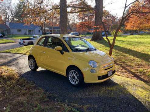 2013 Fiat 500 (Yellow) - cars & trucks - by owner - vehicle... for sale in Lynchburg, VA