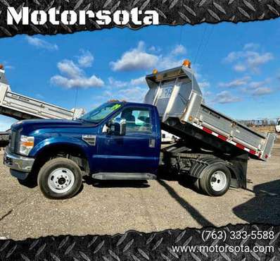2009 Ford F-350 4X4 9FT Aluminum Dump Super Low Miles - cars &... for sale in Becker, MN