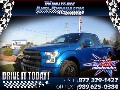 2015 Ford F-150 4WD SuperCab 145 Lariat - cars & trucks - by dealer... for sale in Frankenmuth, MI