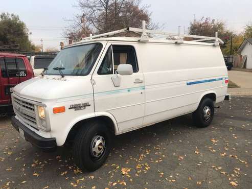 1990 Chevrolet G30 1 ton diesel van - cars & trucks - by owner -... for sale in Citrus Heights, CA
