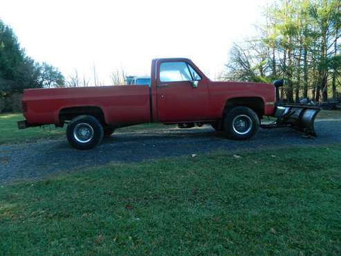 1987 Chevrolet 4 x 4 w/ plow - cars & trucks - by owner - vehicle... for sale in Ithaca, NY