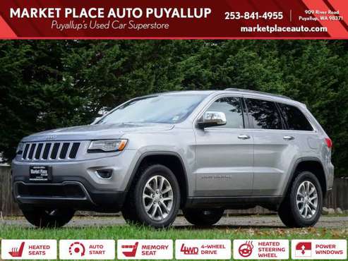 2016 Jeep Grand Cherokee 4x4 4WD Limited SUV - - by for sale in PUYALLUP, WA
