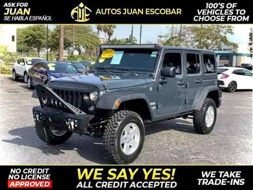 2018 Jeep Wrangler $4000 Down Payment Easy Financing! Todos... for sale in Santa Ana, CA