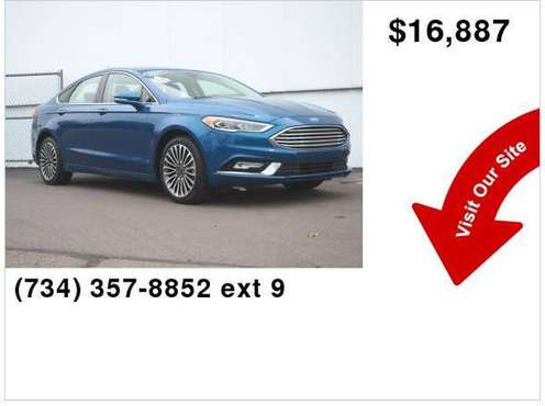2017 Ford Fusion SE - cars & trucks - by dealer - vehicle automotive... for sale in Monroe, MI
