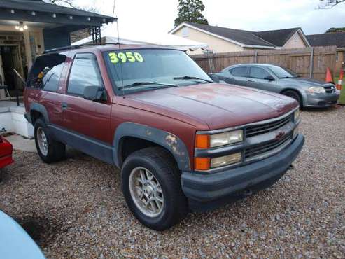 1999 Chevy Tahoe 2-Door - cars & trucks - by dealer - vehicle... for sale in Metairie, LA