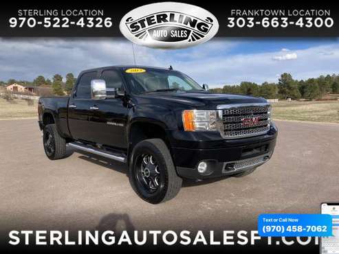 2013 GMC Sierra 2500HD 4WD Crew Cab 153 7 Denali - CALL/TEXT TODAY! for sale in Sterling, CO