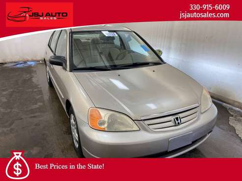 2001 Honda Civic 4dr Sdn LX Auto jsjautosales com for sale in Canton, OH