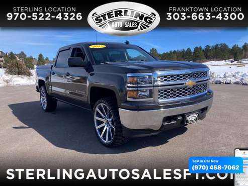 2015 Chevrolet Chevy Silverado 1500 4WD Crew Cab 143 5 LT w/1LT for sale in Sterling, CO