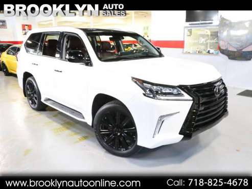 2018 Lexus LX 570 LX 570 White On Red , Third Row Seating , Rear Ent... for sale in STATEN ISLAND, NY