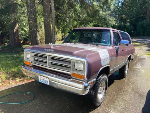 90 Dodge Ramcharger 4x4 for sale in Manchester, WA