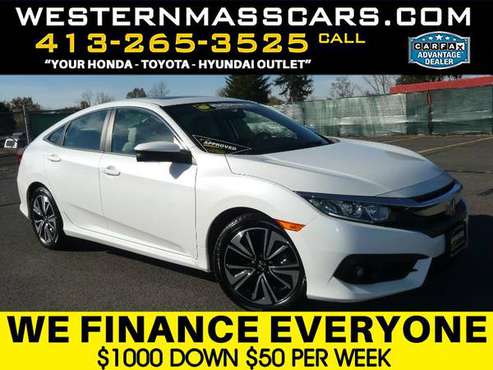 2016 HONDA CIVIC EX-L**ONE OWNER**PRICED TO SELL**** - cars & trucks... for sale in Springfield, MA