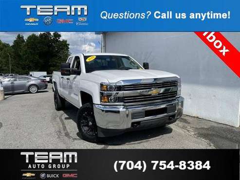 2018 Chevy Chevrolet Silverado 2500HD Work Truck pickup White - cars for sale in Salisbury, NC