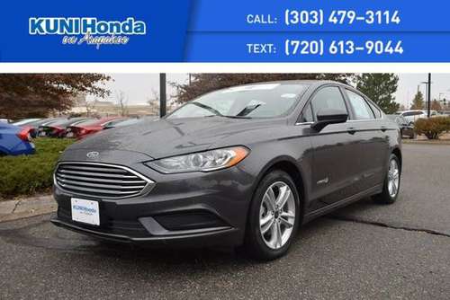 2018 Ford Fusion Hybrid SE w/Sunroof for sale in Centennial, CO