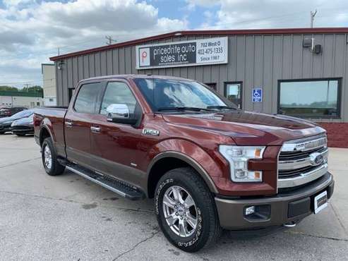 2016 Ford F-150 Lariat,Pano Roof,Leather,4x4,SuperCrew,65k miles! for sale in Lincoln, NE