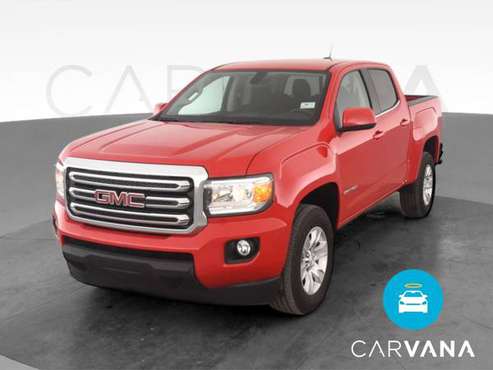 2017 GMC Canyon Crew Cab SLE Pickup 4D 5 ft pickup Red - FINANCE -... for sale in NEWARK, NY