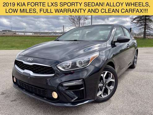 2019 KIA FORTE LXS SPORTY SUPER CLEAN CARFAX AND LOW MILES! - cars for sale in Madison, WI