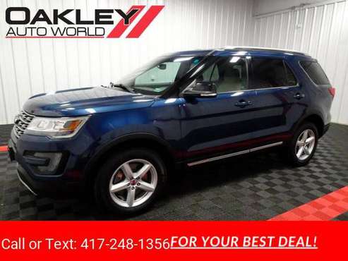 2016 Ford Explorer 4X4 XLT hatchback Blue - - by for sale in Branson West, MO