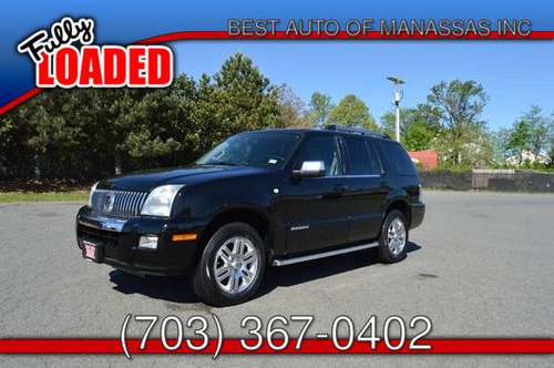 2008 MERCURY MOUNTAINEER PREMIER AWD V8 3RD ROW LOW MILES DVD - cars for sale in MANASSAS, District Of Columbia