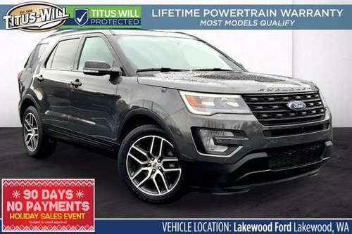 2017 Ford Explorer 4x4 4WD Sport SUV - cars & trucks - by dealer -... for sale in Lakewood, WA