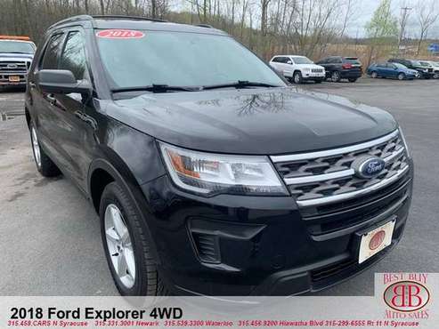 2018 FORD EXPLORER 4WD! 3RD ROW! BACKUP CAM! - - by for sale in N SYRACUSE, NY