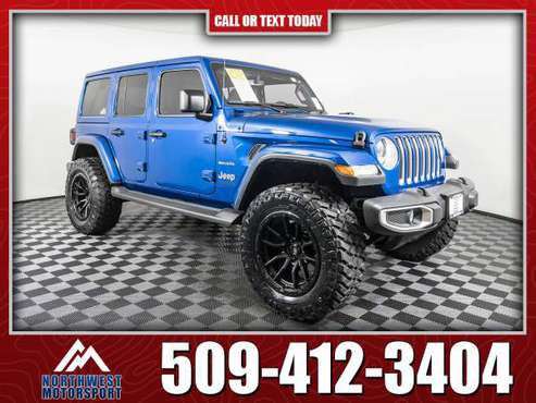 Lifted 2020 Jeep Wrangler Unlimited Sahara 4x4 for sale in Pasco, WA