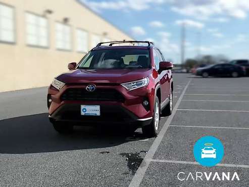 2019 Toyota RAV4 Hybrid XLE Sport Utility 4D suv Red - FINANCE... for sale in San Diego, CA