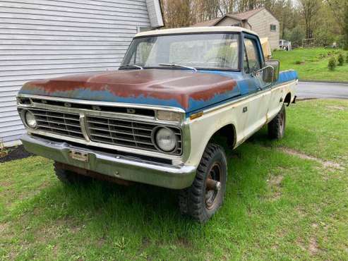 1975 Ford F-250 HIGH BOY 4x4 360 motor 4 speed trans - cars & for sale in Torrington, CT